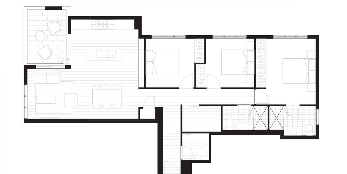 New Farm Apartment 1:4 4