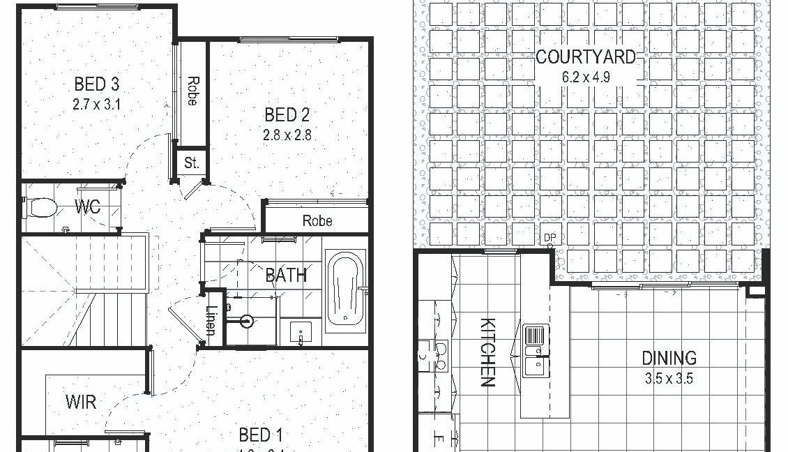 Lot 1096 Aura marketing brochure - Monroe 4 bed garage_page2_image9